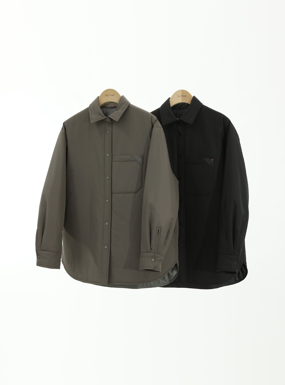 TS 311630 패딩 재킷 겸용 롱 셔츠
